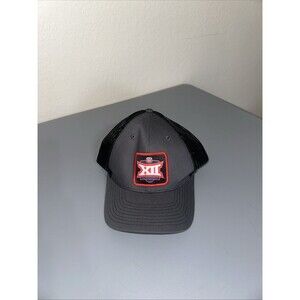 Big 12 Championship Hat Snapback Gray Patch Phillips 66 One Size Adjustable